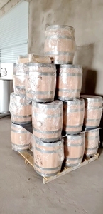 Vente en gros de tonneaux en bois de vin de 30 litres à 50 litres | Tonneau en bois de chêne naturel pour le stockage du <span class=keywords><strong>rhum</strong></span>/whisky - Product Image 4
