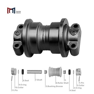 Diskon suku cadang undercarriage ekskavator Mini PC50 PC55 roller bawah jalur ekskavator PC56-7 - Product Image 4