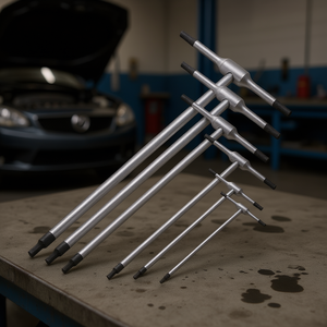 Jeu de clés hexagonales à poignée en T 623H S14, clés Allen métriques pour outils de réparation automobile - Product Image 3