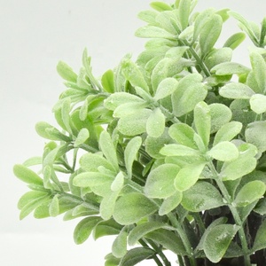 Plante artificielle en pot, mini pot en pulpe, plante artificielle pour la décoration de la maison, plante en pot verte simulée en plastique - Product Image 6