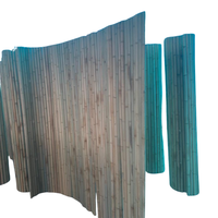 Rollos de esgrima de bambú ecológicos, 220cm X 240cm para bordes de jardín, uso agrícola, decoración de cama de suelo, materias primas de bambú duraderas