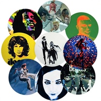 Tapis de platine vinyle en feutre épais et doux, antistatique et anti-vibrations, pour protéger le stylet et les disques vinyles