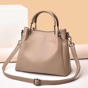 Custom Ladies Large Capacity Luxury Women's Handbag Shopping Travel <b>Tote</b> PU Leather Shoulder Crossbody Bags - Product Image 1