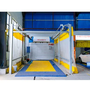 Túnel de lavado de coches, accesorio totalmente automático, sin escobillas, con secador empotrado móvil, tipo carwash 360