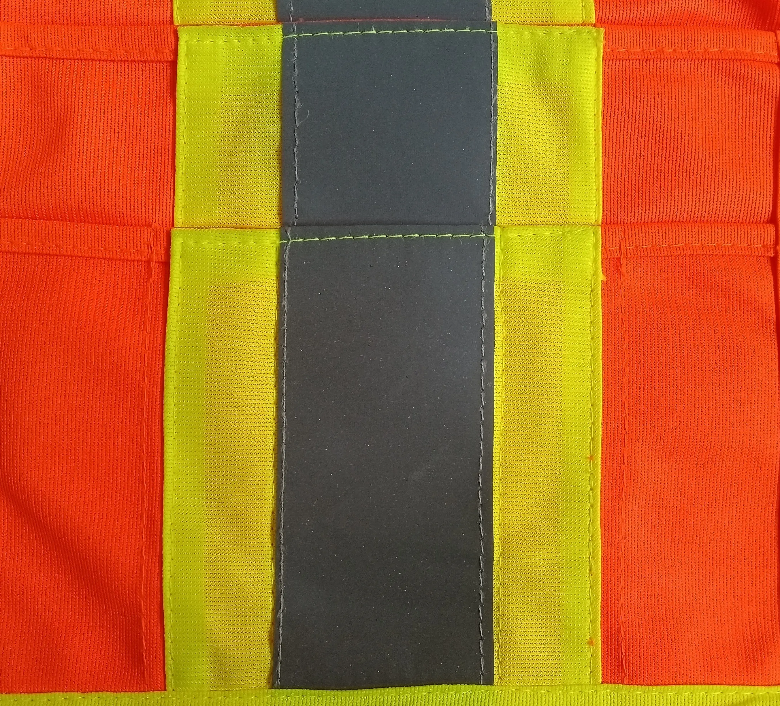 Colete de segurança de construção de dois tons Colete de segurança roupas de alta visibilidade roupas de trabalho colete de alta visibilidade segurança no trabalho OEM traseiro X