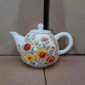 <span class=keywords><strong>Théière</strong></span> en céramique de haute qualité de style <span class=keywords><strong>russe</strong></span> avec impression d'éléments russes - Product Image 6