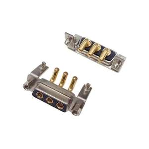 ขั้วต่อ D-SUB 3W3 แบบตัวเมีย มุมฉาก ขั้วต่อ 3W3 แบบตัวเมีย ชนิด R/A DIP สำหรับ PCB - Product Image 2