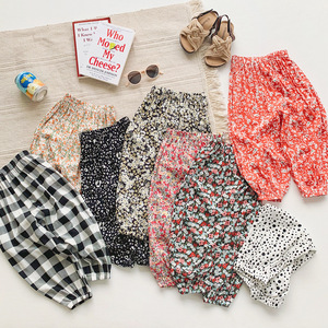 Pantalones Anchos de Algodón para Niños, Pantalones Anchos para Niñas, Pantalones Antimosquitos para Niños, Venta al por Mayor - Product Image 1