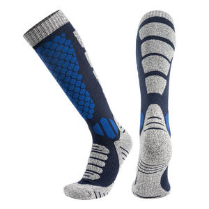 Chaussettes de ski hautes pour l'hiver, chaussettes thermiques longues pour le snowboard, chaussettes de trekking renforcées anti-usure, chaussettes d'extérieur absorbant les chocs - Product Image 6