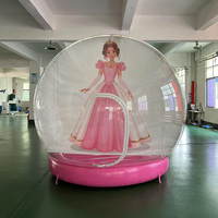 Équipement de terrain de jeux gonflable personnalisé avec logo, dôme transparent en forme d'igloo pour la promotion de la marque