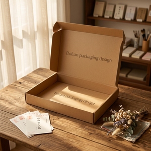 Boîtes en papier écologiques personnalisées, imperméables, <span class=keywords><strong>avec</strong></span> doublure en éponge pour l'emballage de vêtements, de chaussettes et de mouchoirs - Solutions d'étiquetage tout-en-un - Product Image 4