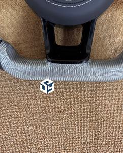 Volant en fibre de carbone compatible avec Volkswagen Polo gti Scirocco GTS GTE GLI R-Line <span class=keywords><strong>Golf</strong></span> 6 Mk4 Mk5 Mk7 <span class=keywords><strong>GTD</strong></span> CC Polo Jetta Passat - Product Image 6