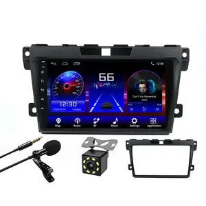 Автомобильный Dvd-видеоплеер с Gps-навигацией, Android, 2 Din, стерео, аудио, мультимедийный автомобильный радиоприемник для Mazda Cx7 2007-2014