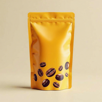 Sachets Doypack personnalisés 100g 150g 250g 500g avec fermeture éclair pour l'emballage de grains de café