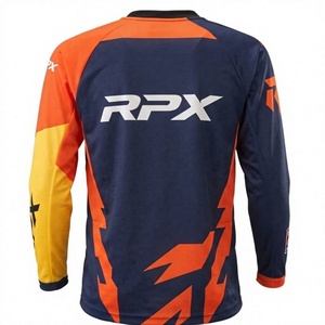 Maillot de motocross personnalisé en coton respirant à séchage rapide, imprimé, vêtements de sport, maillot de moto, maillot de motocross de descente - Product Image 2