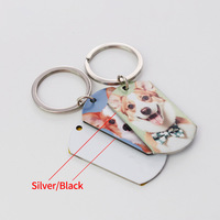 Llavero Personalizado con Foto de Perro, Etiqueta de Acero Inoxidable, Anillo para Llaves con Imagen de Mascota, Regalo con Logotipo Personalizado