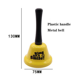 Öpücük Mini Metal el çan için 3.8cm yüzük, anahtarlık ile çağrı çanı, bekarlığa veda partisi iyilik için yenilik hediyeler - Product Image 3