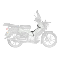 Pièces et accessoires de moto de gamme complète, pare-brise en acier à haute teneur en carbone, porte-bagages avant et latéral pour Cross Cub110