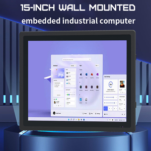 Factory Wholesale 15 Inch Wall-Mounted Industrial <strong>Computer</strong> <strong>Embedded</strong> Tablet <strong>Touch</strong> Control <strong>Screen</strong> SSD Hard Linux All-In-One PC - Product Image 2