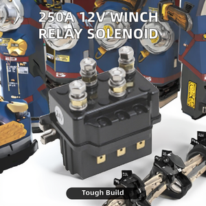 Relais de treuil électrique miniature scellé 5A 24V pour solénoïde de voiturette de golf avec moteurs positifs et négatifs - Product Image 2