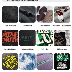 เสื้อยืดคอกลมโอเวอร์ไซส์ผ้าคอตตอนวาฟเฟิลเนื้อหนา 250GSM สำหรับผู้ชาย ขายส่งจากโรงงาน - Product Image 5
