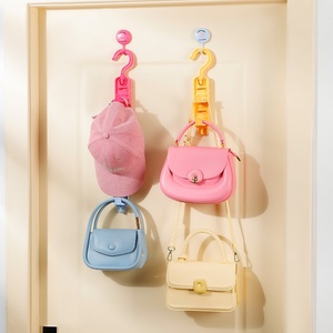 Ganchos Organizadores de Plástico Grueso para Almacenamiento Doméstico, para Abrigos, Sombreros, Cinturones, Corbatas, Bufandas y Ropa - Product Image 1