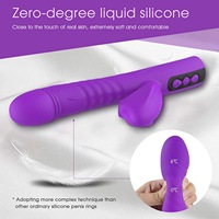 Distributeur TT FOREST Vibromasseur G-Spot à 8 vitesses avec fonction de succion et de poussée, tige extensible, rechargeable par USB, étanche, pour femmes adultes