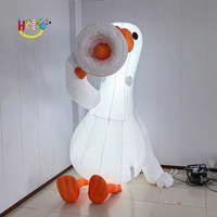 Mascotte animale gonflable sur mesure robuste avec haut-parleur intégré pour promotion de marque (OEM)