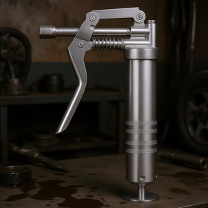 Pistola de engrase de calidad profesional, 3500 Psi, 4 Oz, manguera de 11,65 pulgadas, boquilla reforzada, herramienta manual para mantenimiento de vehículos - Product Image 2