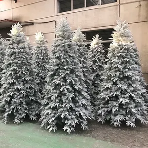 Vente en gros d'arbre décoratif de Noël blanc 1.5/1.8/2.1/2.4 PVC + 80% PE d'arbres de Noël artificiels