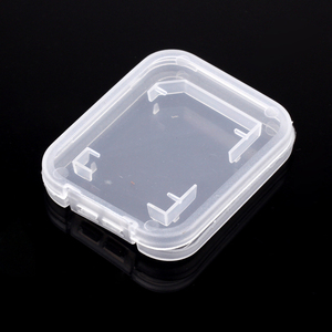 Boîte blanche en plastique PP commutateur boîte de rangement de <span class=keywords><strong>carte</strong></span> de jeu unique boîte de rangement de <span class=keywords><strong>carte</strong></span> <span class=keywords><strong>SD</strong></span> TF CF pour cartes mémoire - Product Image 2