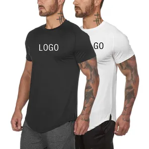 Dtg Custom Logo 250 Gsm Men's T Shirts Design Heat Transfer Vinyl Designs For T-Shirts 300 Gsm Fitness Apparel Mens T-Shirts.