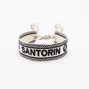Pulseras <span class=keywords><strong>de</strong></span> la Amistad Ajustables con Letras Bordadas, Correa Tejida para la Muñeca, Regalos para Mejores Amigos - Product Image 3