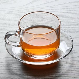 Ensemble de tasses à café en verre résistant à la chaleur avec poignée pour le camping, cadeau personnel - Product Image 2