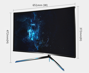 Più grande formato nero 4k led curvo <span class=keywords><strong>27</strong></span> <span class=keywords><strong>pollici</strong></span> monitor del pc
