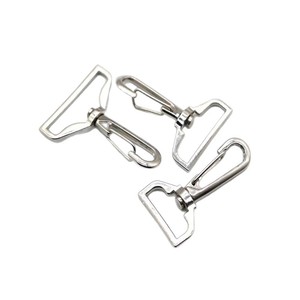 Gancho y cierre metálicos, gancho tipo boca de pez, llavero, accesorios de estilo clásico y resistente para bolsos, gancho de aleación de zinc para mochilas y llaves DIY - Product Image 4