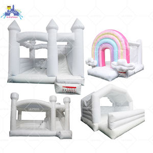 Lilytoys inflable boda blanco gorila blanco Combo castillo hinchable para <span class=keywords><strong>alquiler</strong></span> y uso doméstico - Product Image 1