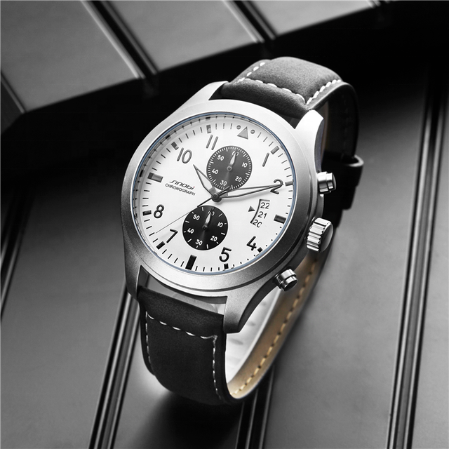 High Quality Master Hand Wrist Watch Chronograph S9662G Men Movement GMT Automatic Pilot Quartz Watch