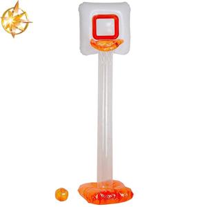 <span class=keywords><strong>Panier</strong></span> <span class=keywords><strong>de</strong></span> <span class=keywords><strong>basket</strong></span>-ball gonflable pliable portable <span class=keywords><strong>de</strong></span> haute qualité 160 cm avec panneau arrière en PE et cerceau pour enfants certifié FIBA WATERHAN - Product Image 2