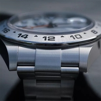 PAGANI DESIGN 1682 Montre de luxe pour homme avec loupe, montres vintage de luxe pour homme, verre saphir, montre mécanique