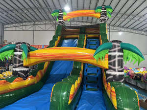 Tobogán Acuático Inflable Comercial <span class=keywords><strong>de</strong></span> PVC para Adultos, Marca Xinyue, 9x6x3.3m, para Alquiler en Fiestas y Parques <span class=keywords><strong>de</strong></span> Trampolines, Duración 2-3 Años - Product Image 4