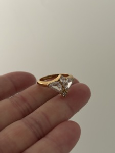 Anello Corona Re <span class=keywords><strong>Regina</strong></span> con Zirconi 16MM, Placcato PVD 18K in Acciaio Inossidabile, Gioiello Impermeabile, Design di Fabbrica - Product Image 4
