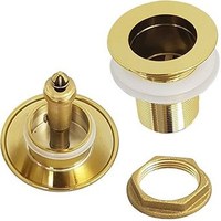 Accesorios de baño asequibles personalizados Desagüe de fregadero de fácil instalación Tapones emergentes dorados Tapones de limpiador de lavabo de mano y drenaje
