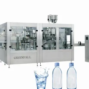 A complete set of high - output automatic plastic small bottle water equipment