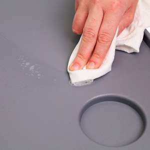 Vassoio per sedia a rotelle con portabicchieri grigio PEPE P10036 - Product Image 4