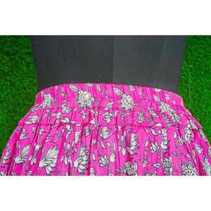 Nouvelle jupe rose, jupes en coton d'été, jupes florales, vêtements ethniques, jupe longue maxi pour femmes, taille personnalisée, prix de gros - Product Image 5