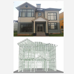 Villa préfabriquée en acier léger, villa modulaire personnalisée, bâtiment résidentiel moderne, maison - Product Image 3
