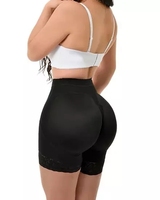Fajas Colombianas Butt Lifter Hip Enhancer Shorts Levanta Cola Powernet Culotte Noir Femmes Polybag Standard Adultes Crocheté