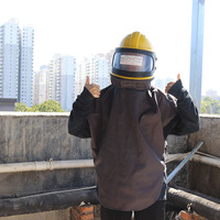 Casque de sécurité professionnel de haute qualité pour sablage, personnalisable et en gros, à haute stabilité
