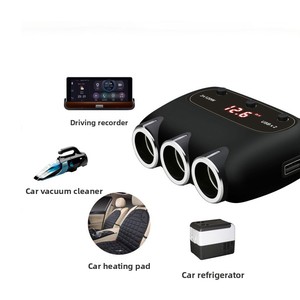 12V AC caricatore per Auto 4.8A uscita 3 <span class=keywords><strong>presa</strong></span> 2 USB <span class=keywords><strong>adattatore</strong></span> Auto elettronica <span class=keywords><strong>accendisigari</strong></span> <span class=keywords><strong>presa</strong></span> <span class=keywords><strong>adattatore</strong></span> monitoraggio tensione - Product Image 5